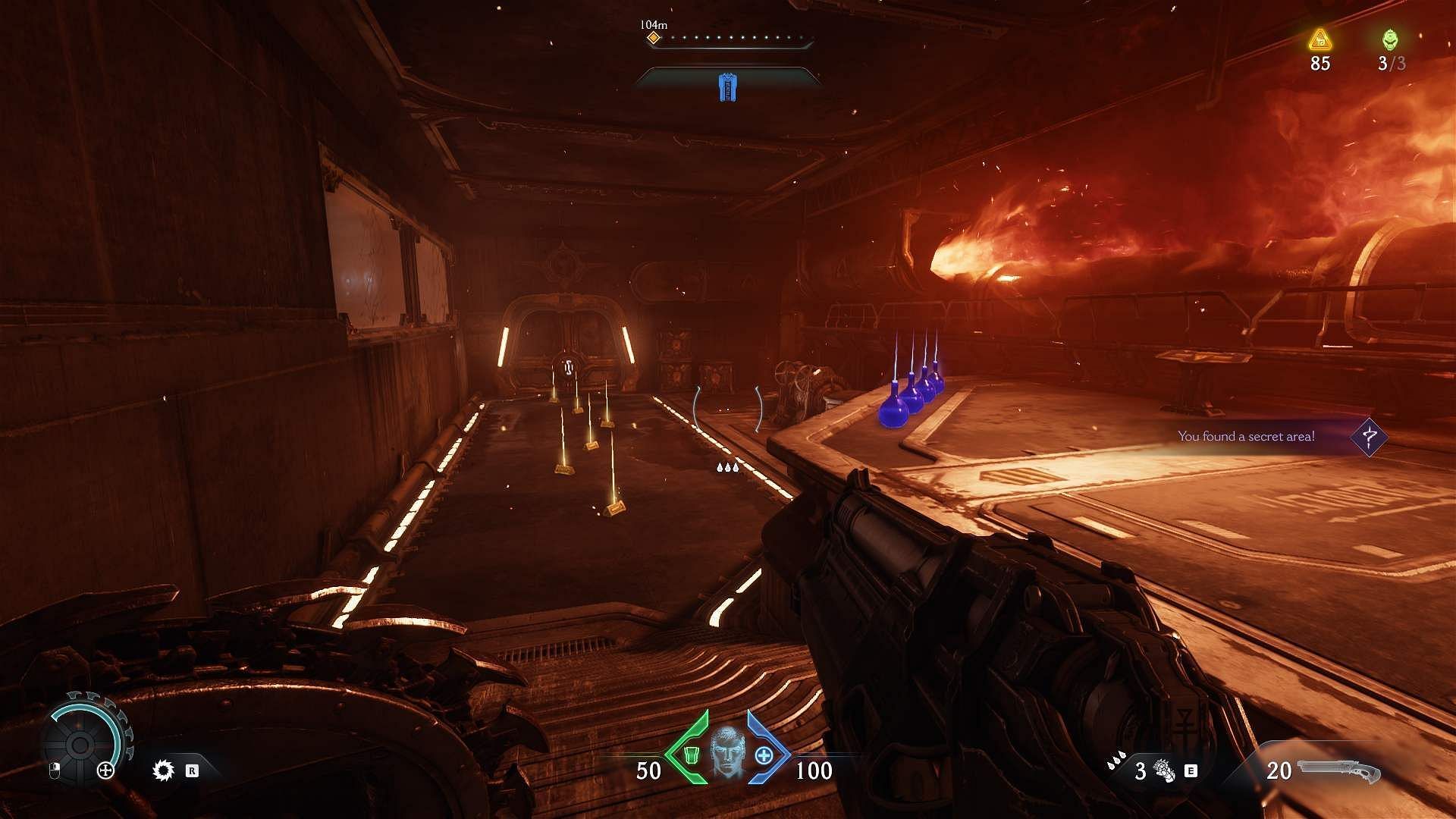 Inside of Hebeth's Flaming Door (Image via Sportskeeda Gaming || Bethesda Softworks)